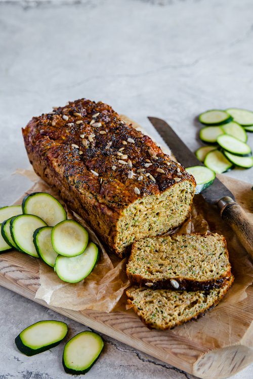 LCHF-zucchinibröd