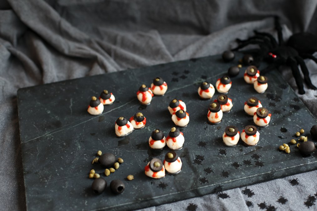 Mozzarella-ögon
