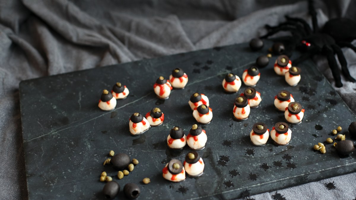 Mozzarella-ögon