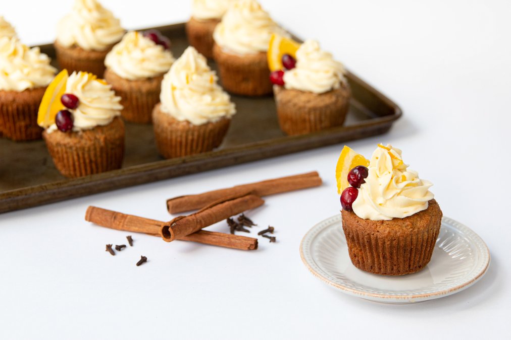 LCHF-pepparkakscupcakes
