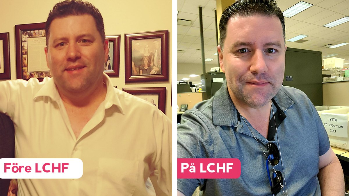 Adam fick kämpa hårt för att hålla vikten – tills han började med LCHF