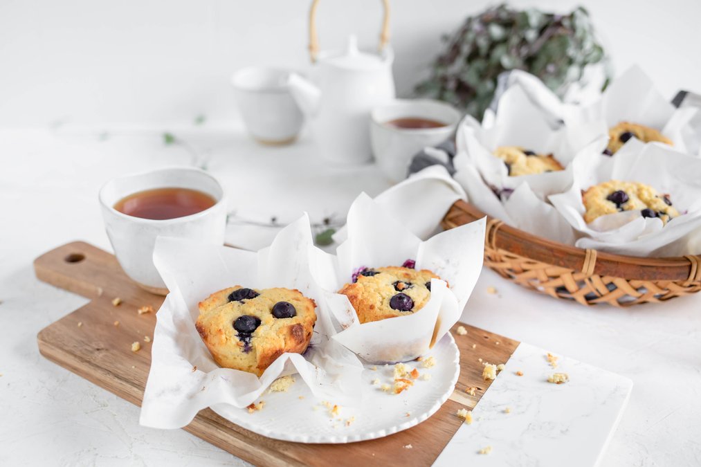 LCHF-blåbärsmuffins