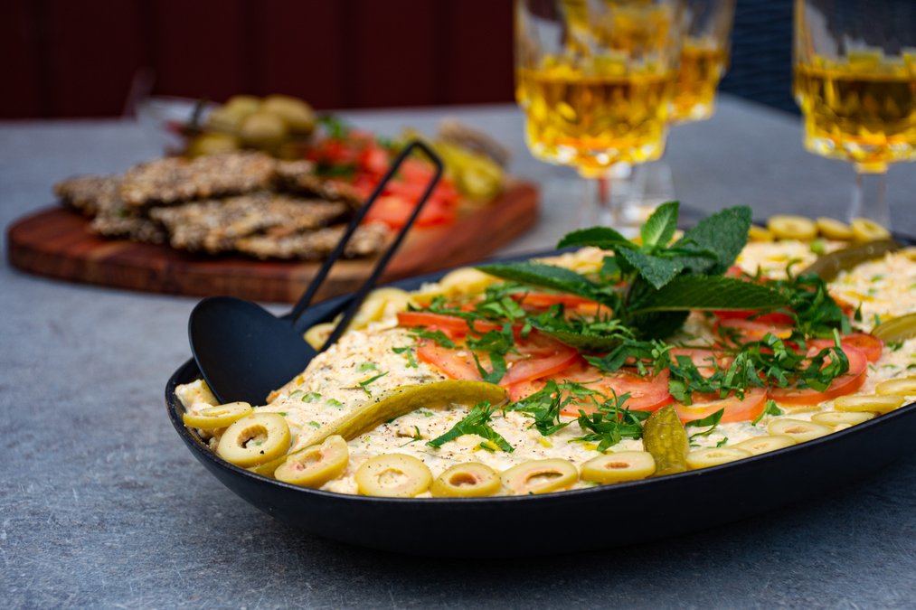 Persisk kycklingsallad Olivieh