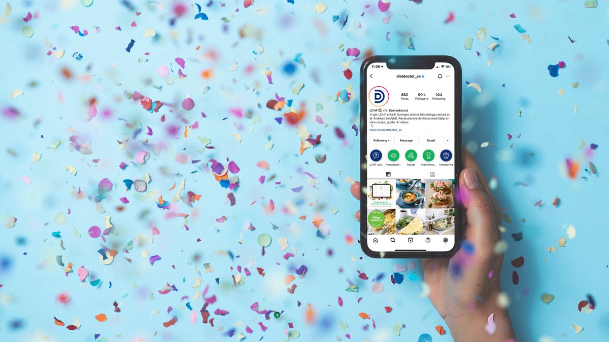 Hurra! 50 000 följare på Instagram