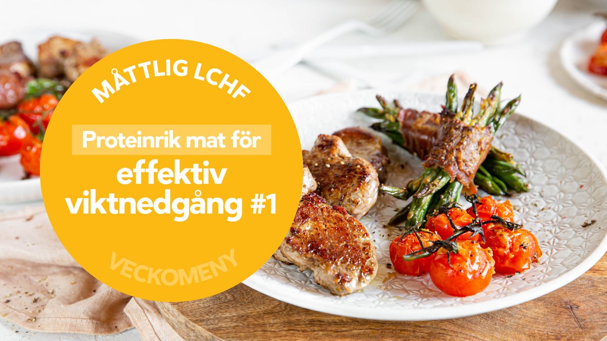 Ny måttlig veckomeny: Proteinrik mat för effektiv viktnedgång #1