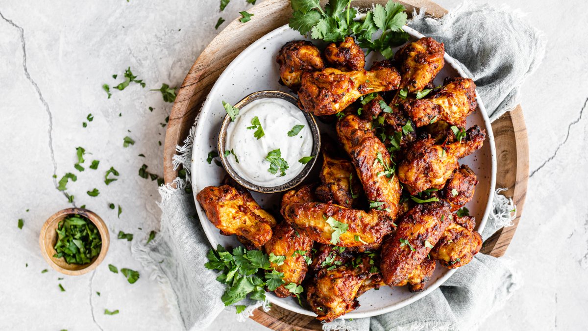 Indisk butterchicken med kycklingvingar