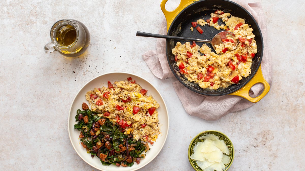 Spansk äggröra med chorizo