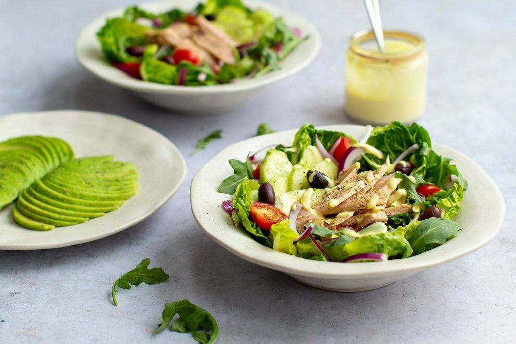 Lättlagad fisksallad