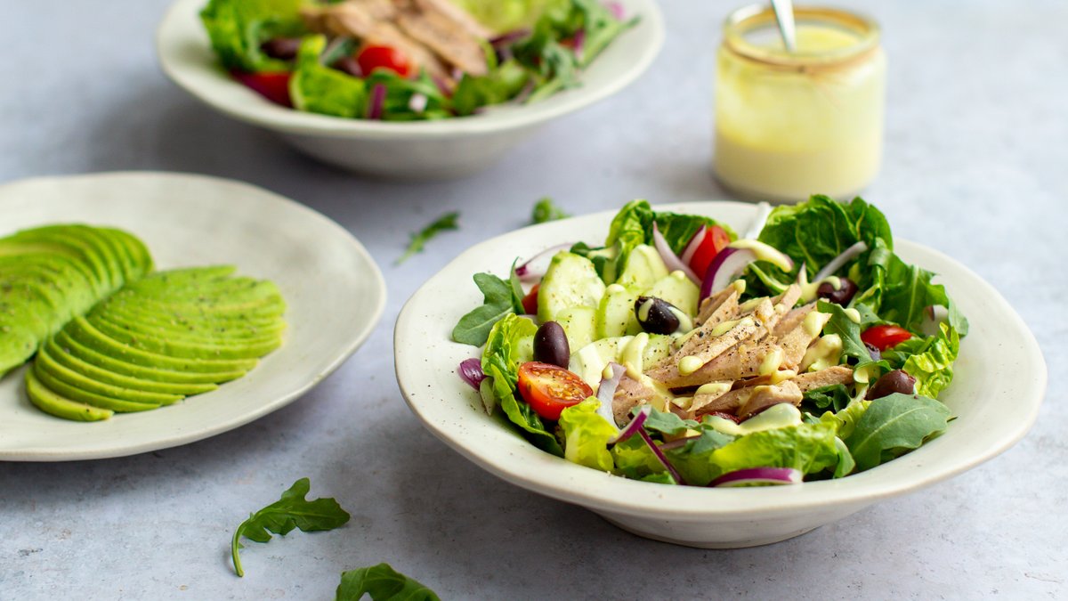 Lättlagad fisksallad