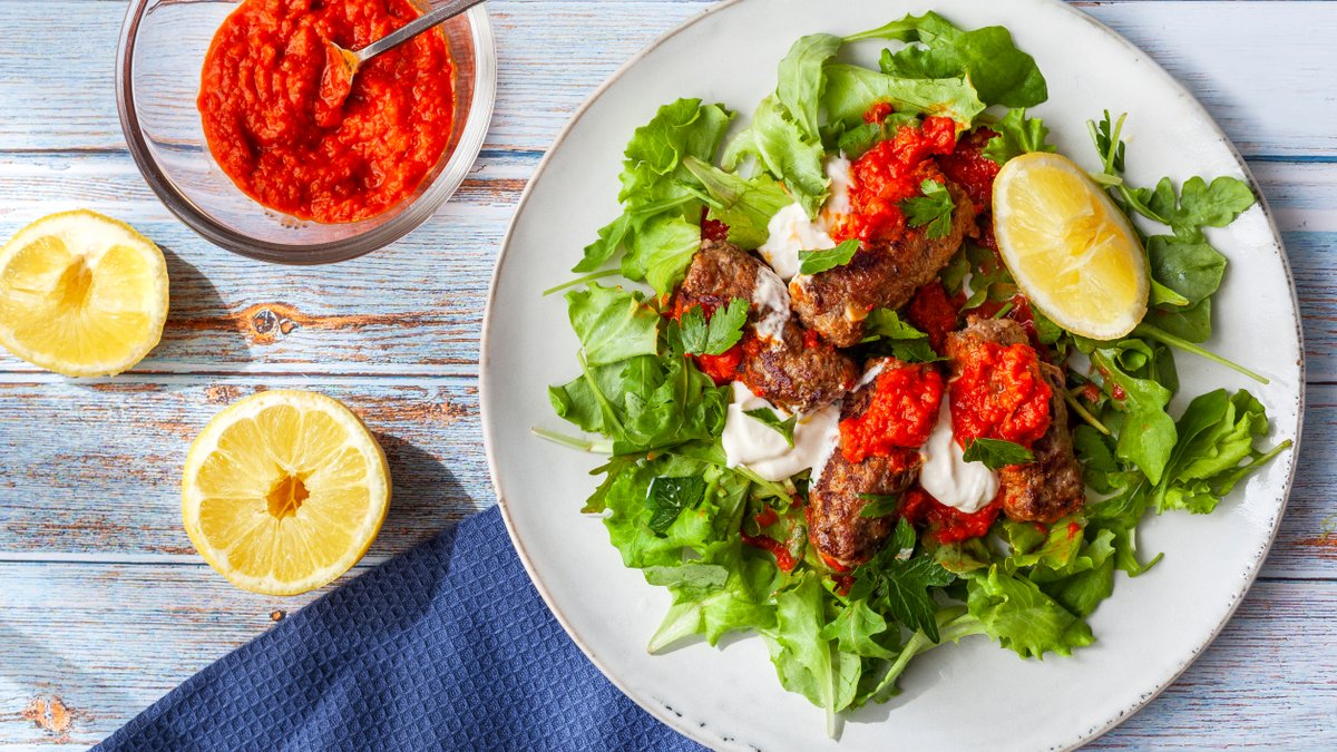 LCHF-cevapcici med gräddost och ajvar