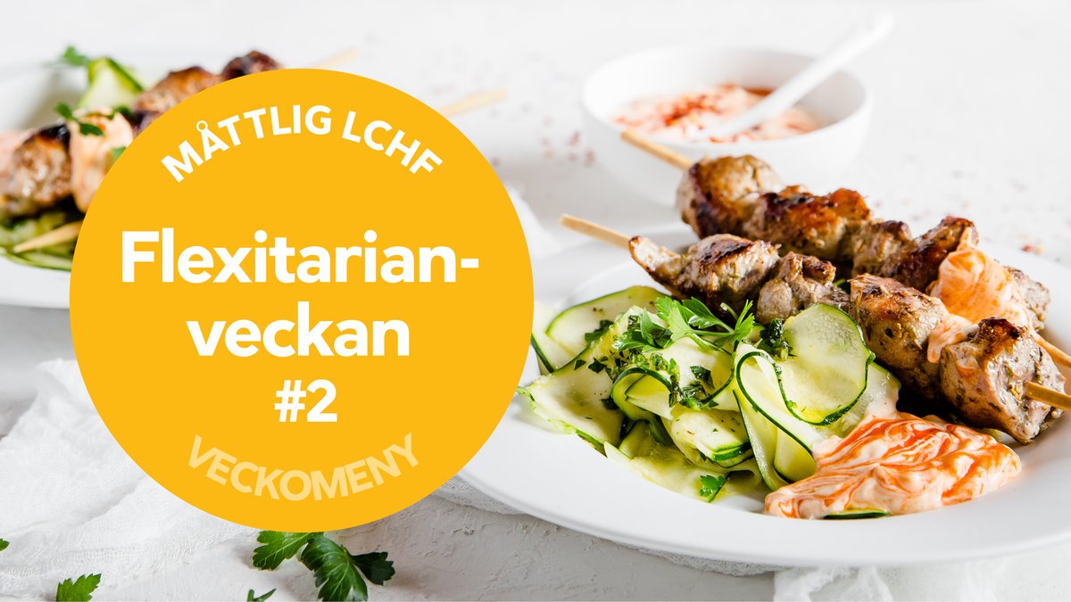Måttlig LCHF: Flexitarian-veckan #2