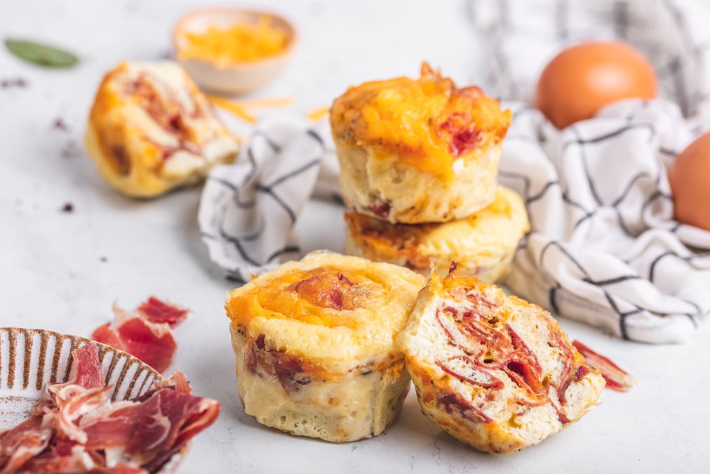 Äggmuffins med 3 ingredienser