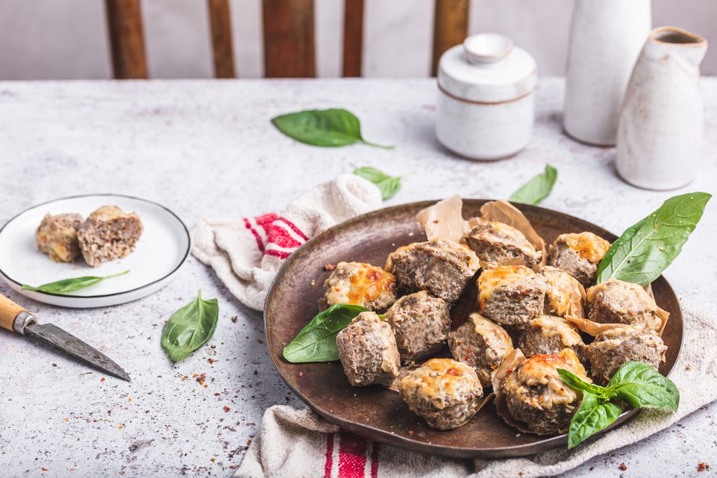 Köttfärslimpa i muffinsformar
