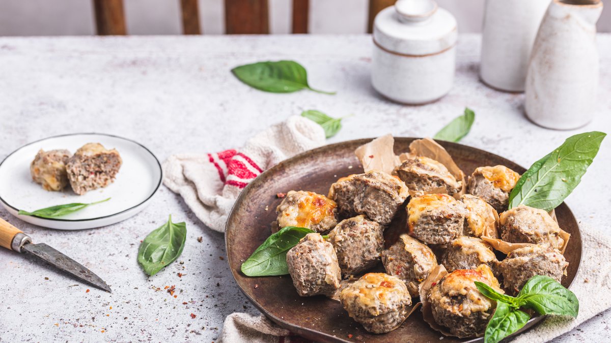 Köttfärslimpa i muffinsformar