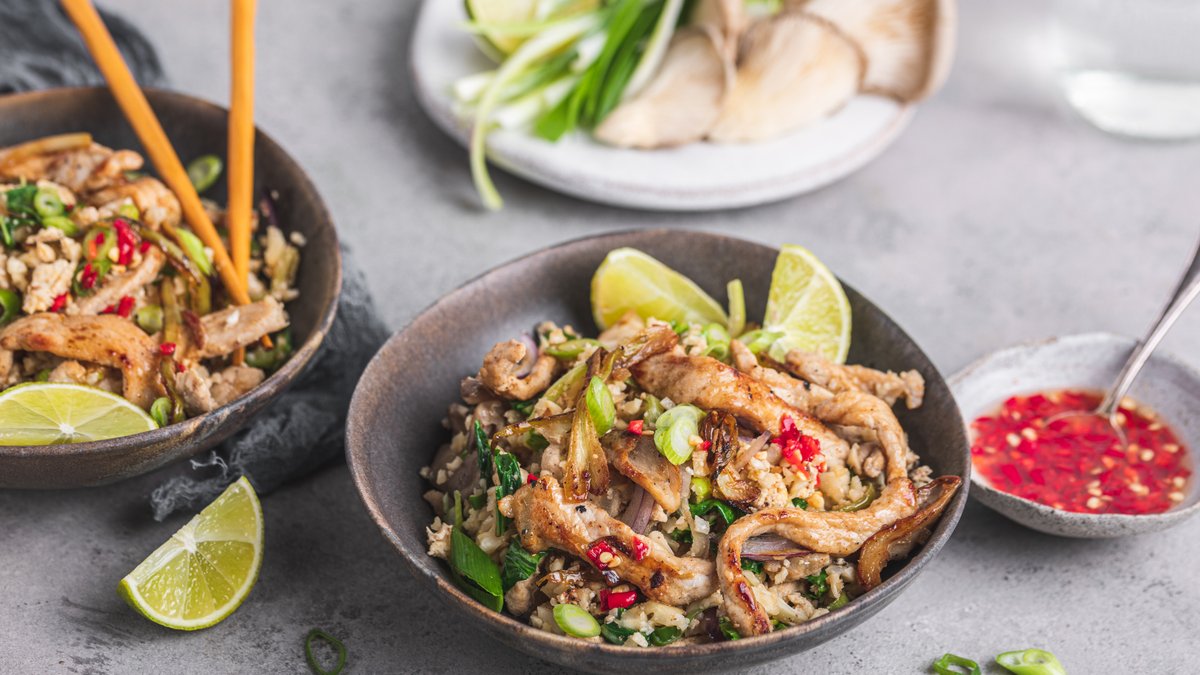 Thai fried rice med blomkålsris