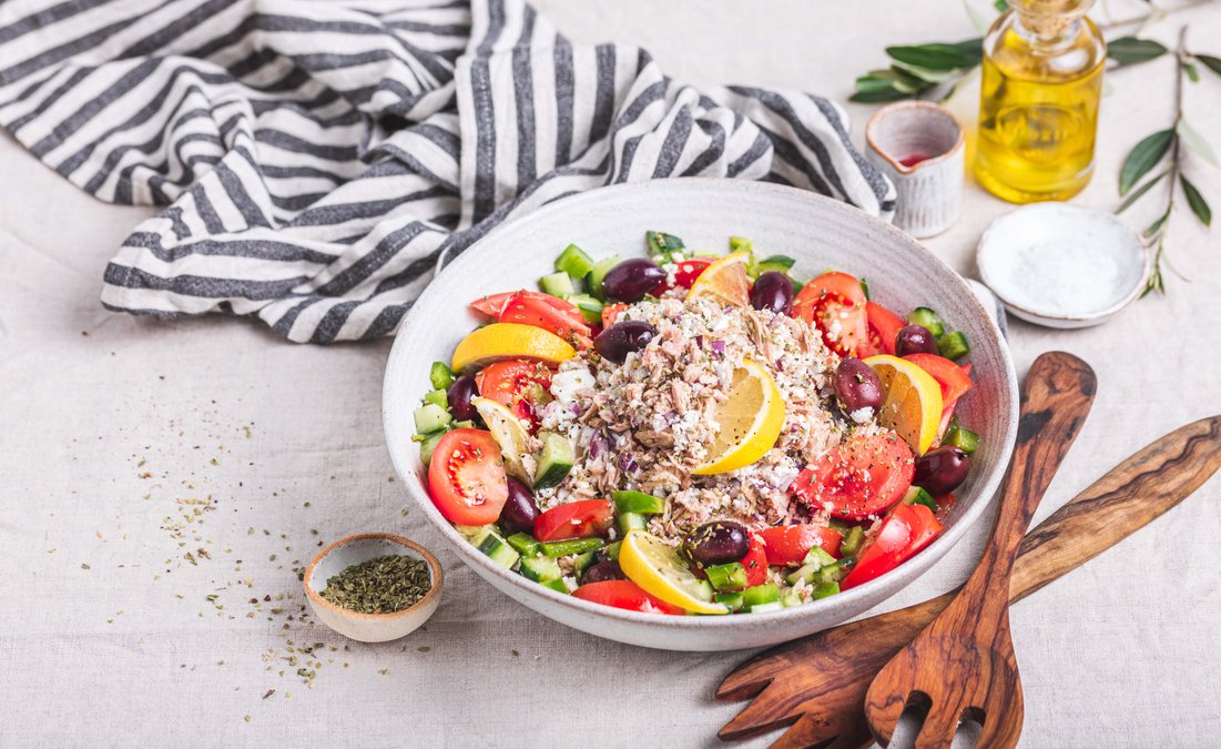 Grekisk tonfisksallad