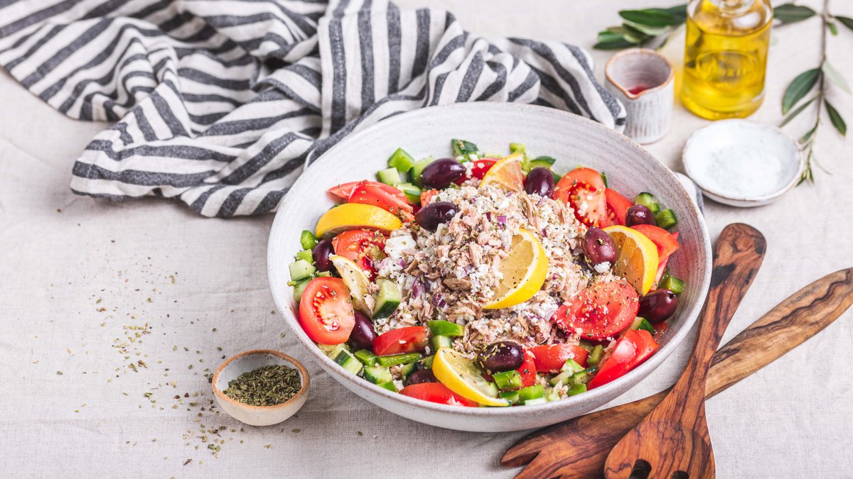 Grekisk tonfisksallad