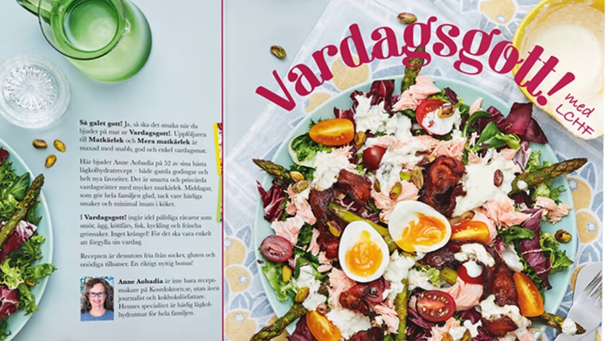 Veckans tips: Fynda kokboken Vardagsgott! med LCHF