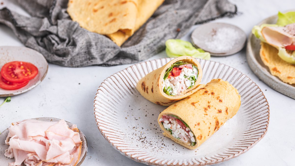 Proteinrika frukostwraps