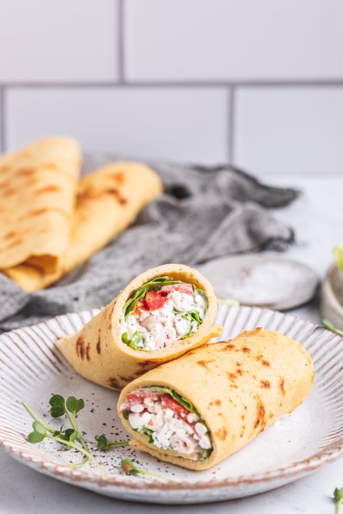 Proteinrika frukostwraps