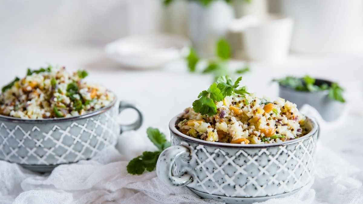 LCHF-upma (indisk frukosträtt)