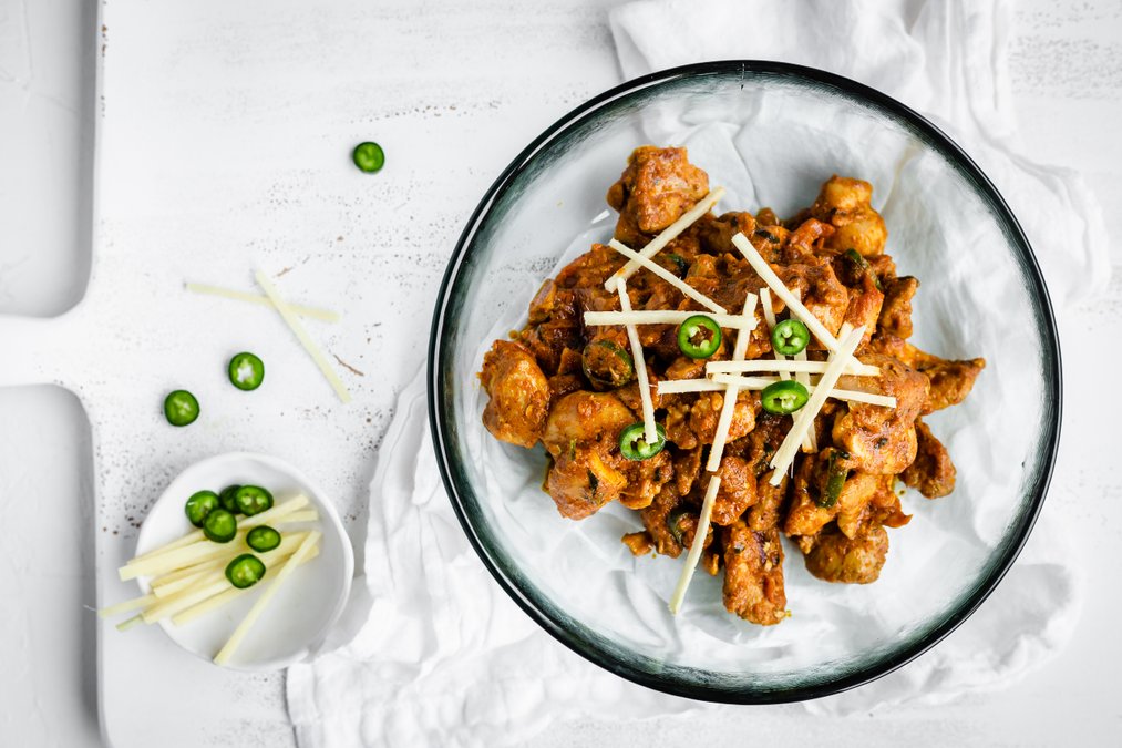 Kyckling karahi à la keto
