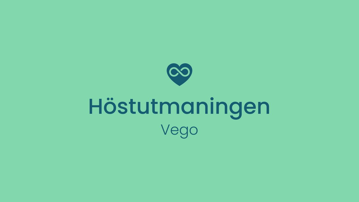 Nytt program: Idag lanseras Höstutmaningen Vego!