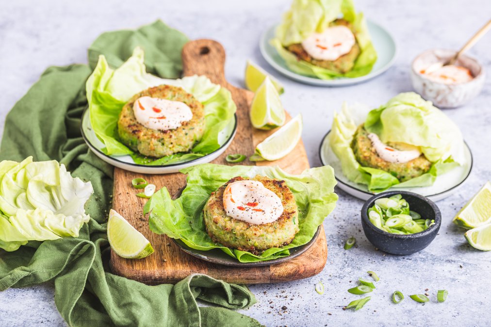 Räkburgare med lime och ingefära