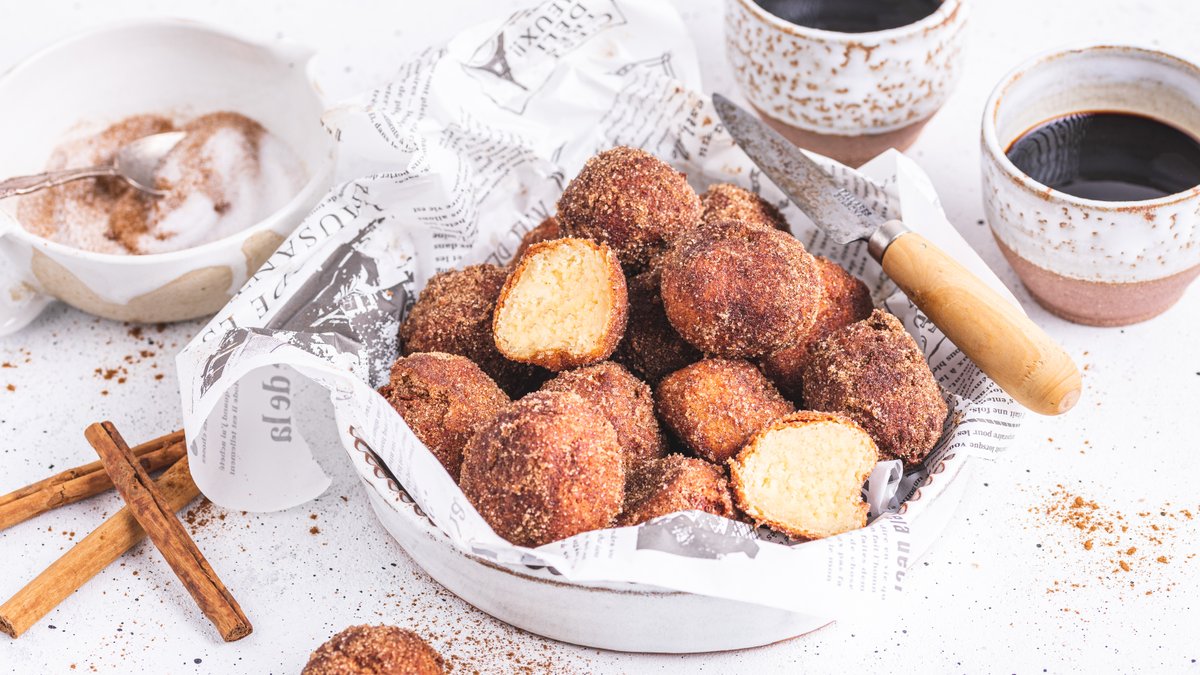 Sockerfria churrosbollar