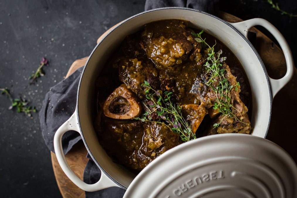 Osso buco med blomkålsmos
