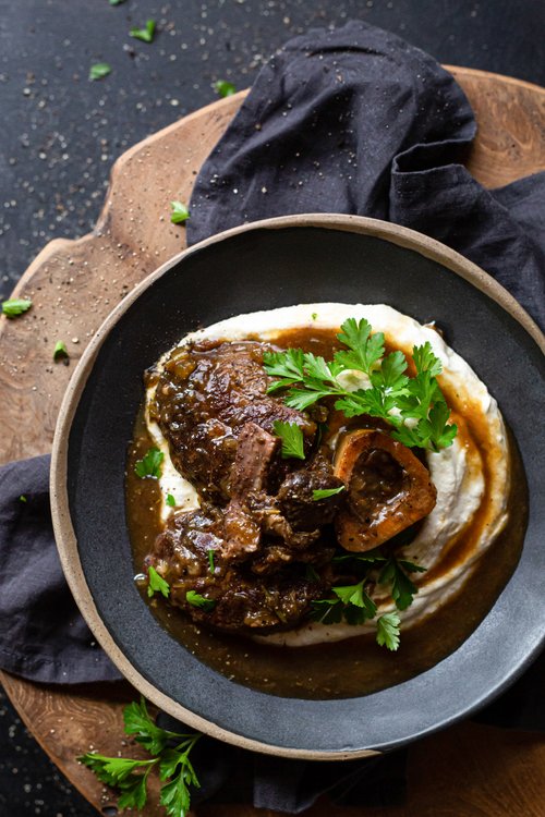 Osso buco med blomkålsmos