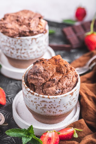 Sockerfri chokladsufflé<br />(Efterrätt)