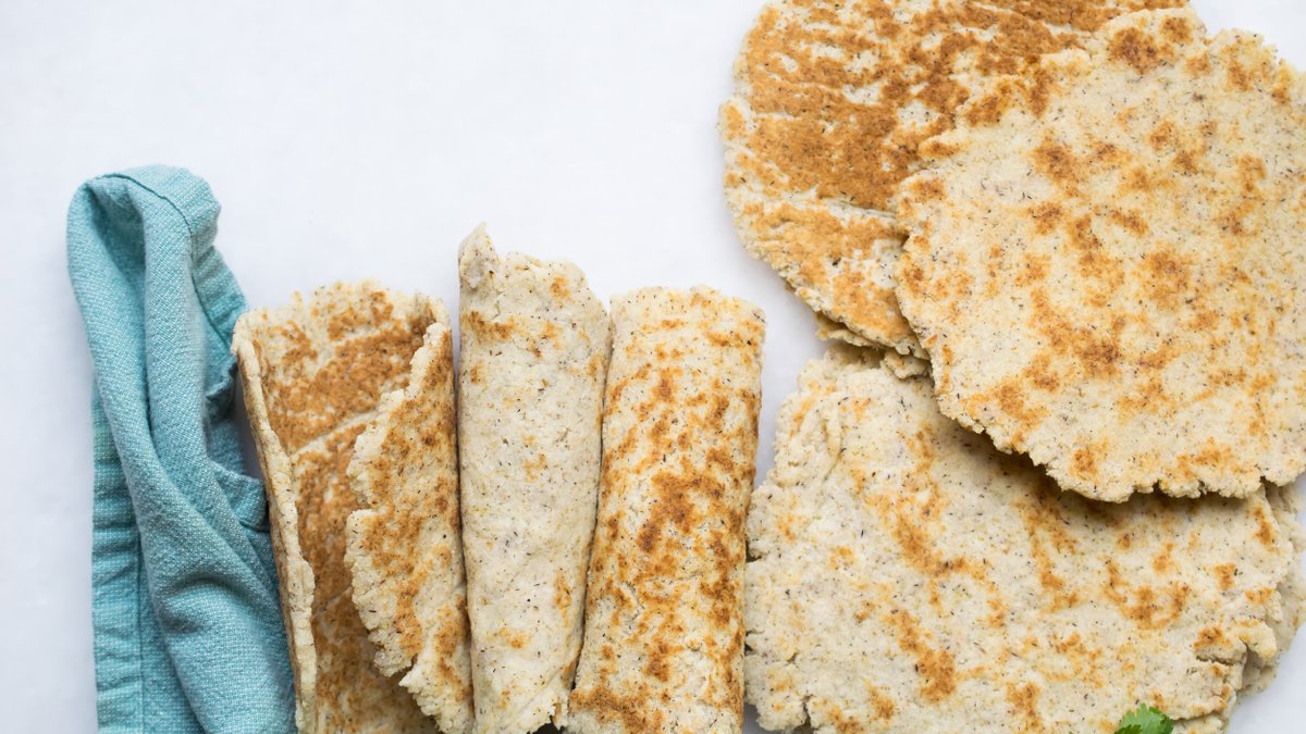 Mjuka ketotortillas