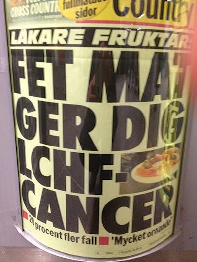 Doctor fears: Fatty foods will give you "LCHF-cancer"