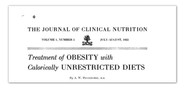 A low-carb, high-fat diet from 1953