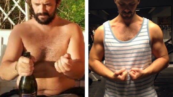 Before and after a year with LCHF