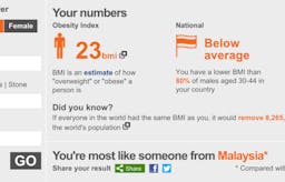 Where are you on the global fat scale?