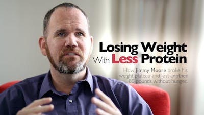 Losing weight with less protein
