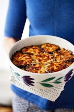 Low carb eggplant gratin