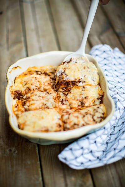 Low carb cauliflower lasagna