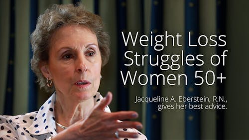 Weight-loss struggles of women 50+