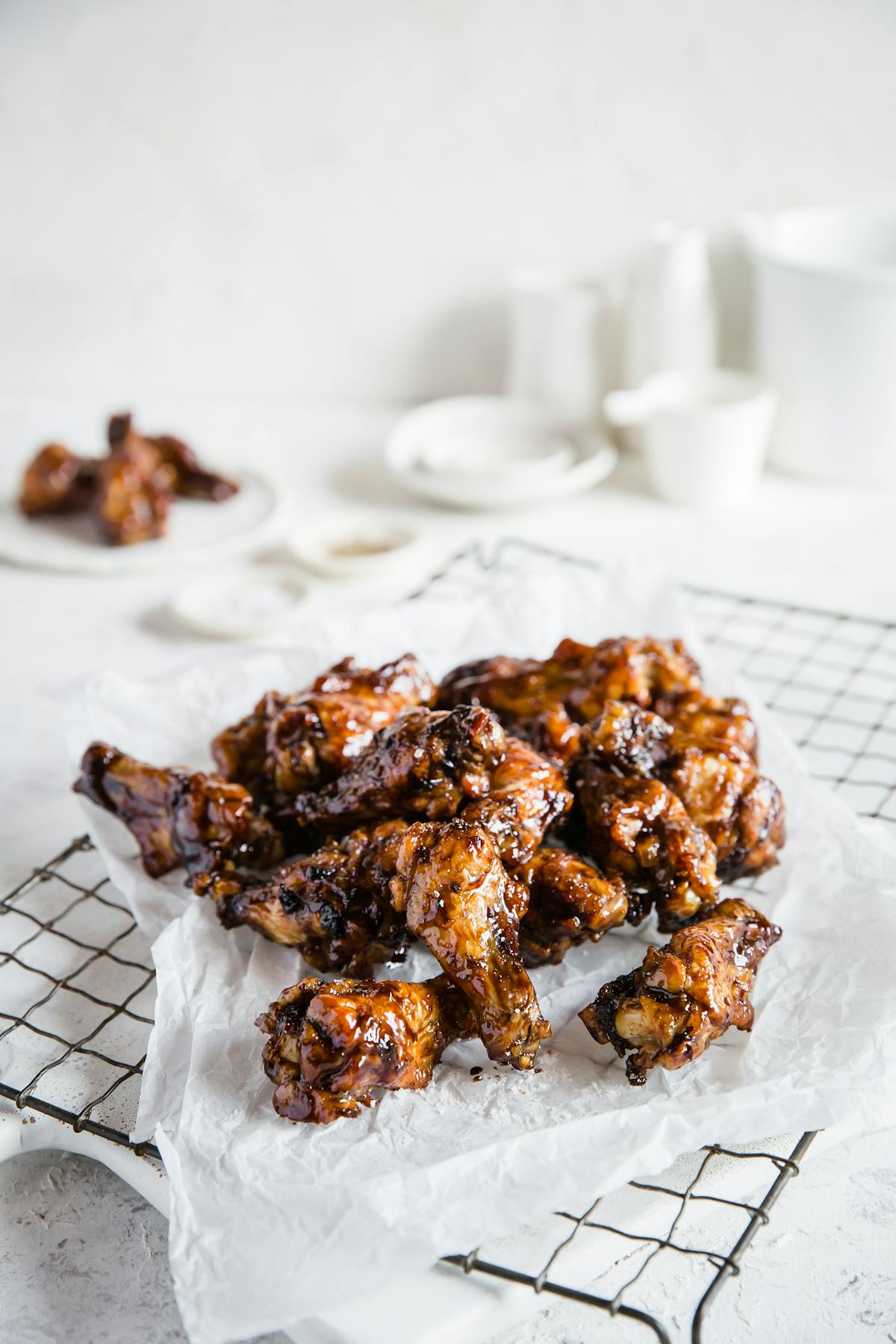 Sweet and sticky keto chicken wings