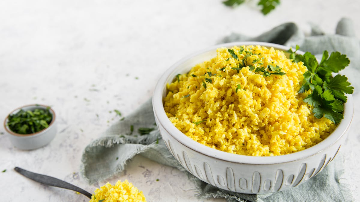 Low-carb cauliflower rice