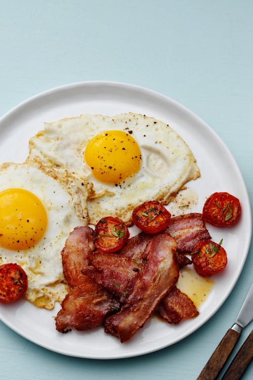 Classic bacon and eggs