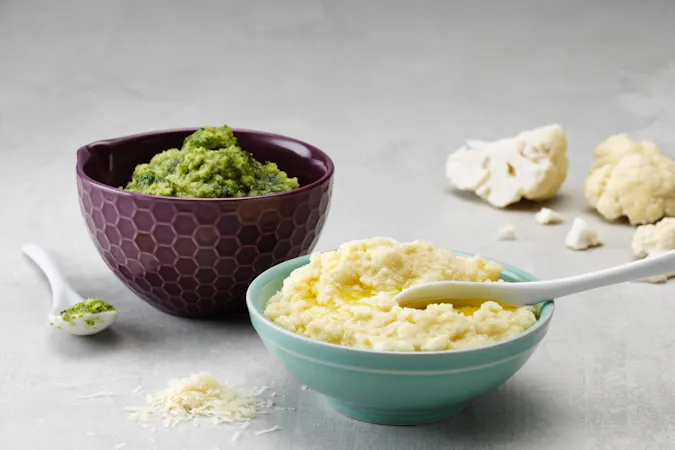 Low-carb cauliflower mash