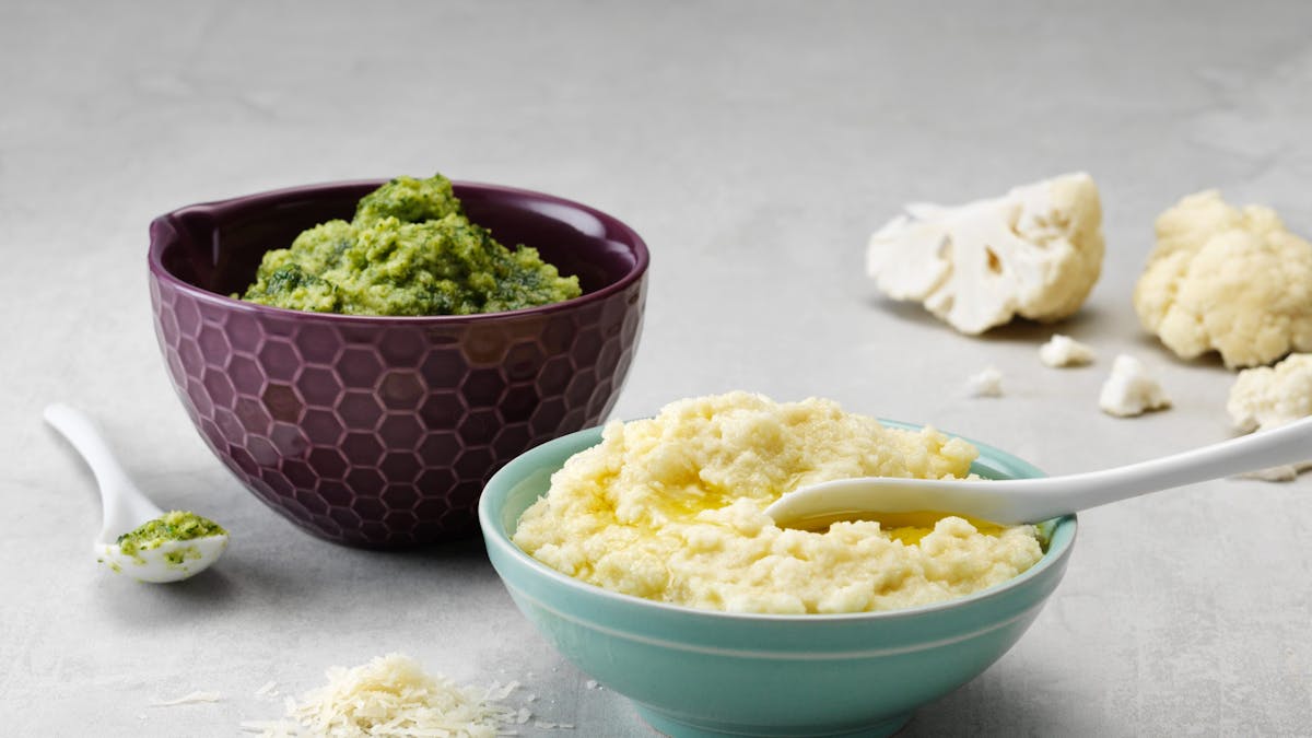 Low carb cauliflower mash