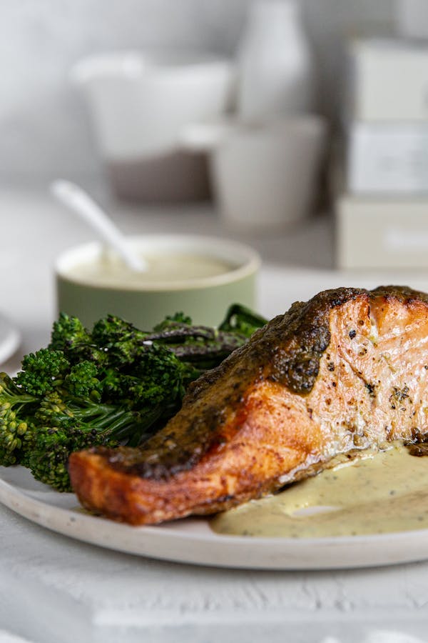 Keto Baked Salmon with Lemon Butter - Recipe - Diet Doctor