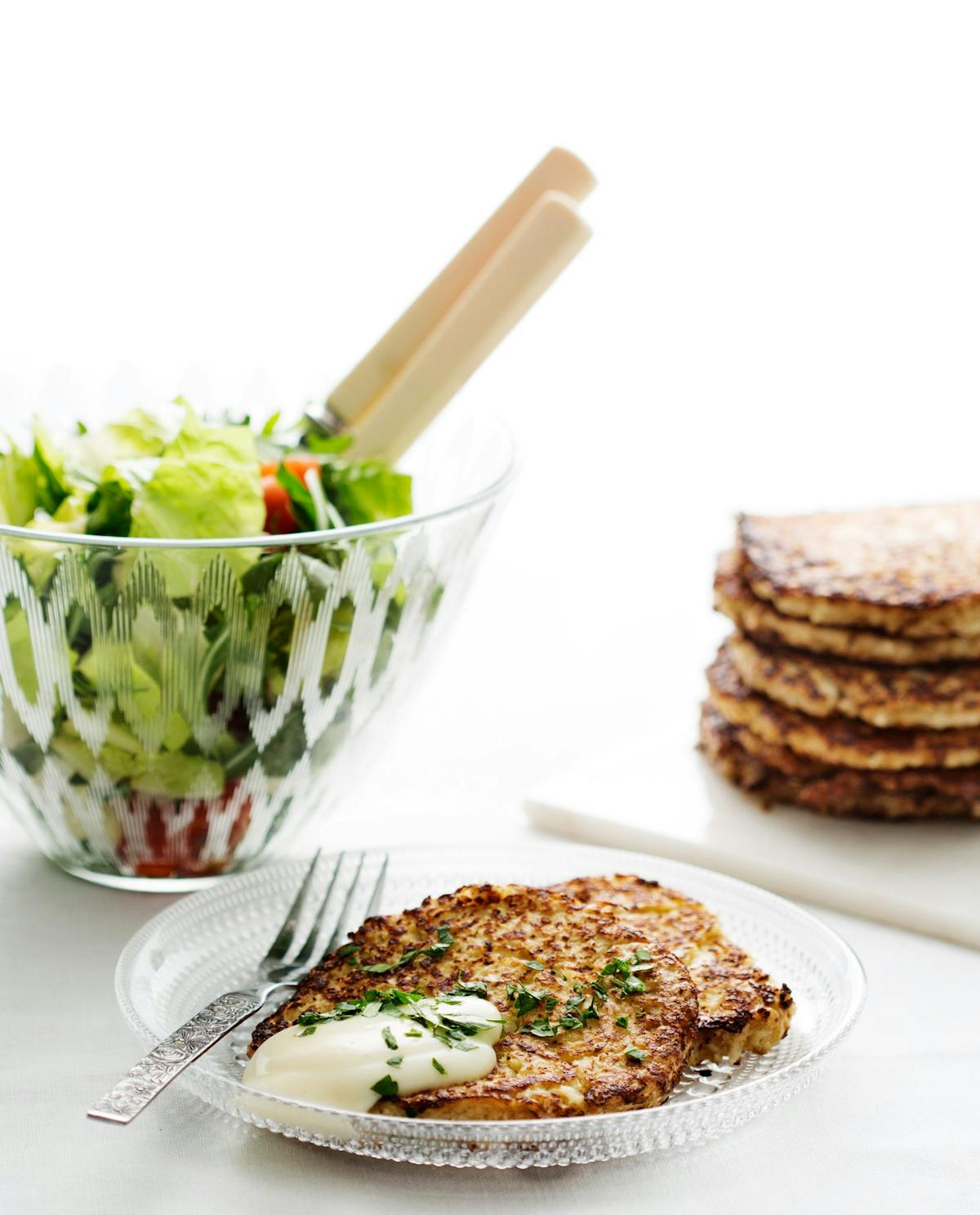 Keto cauliflower hash browns