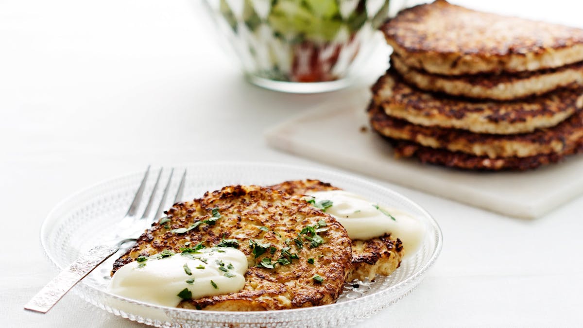 Keto cauliflower hash browns