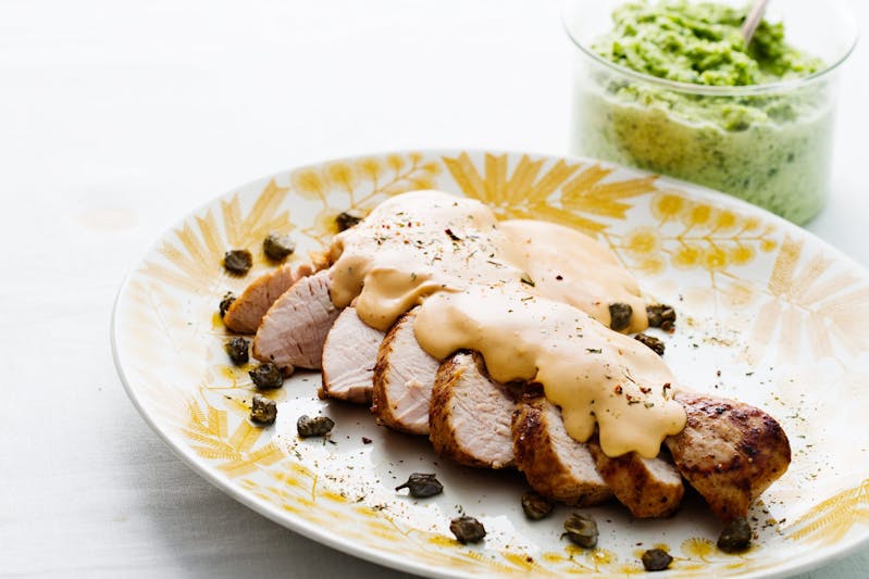 Keto Turkey with Cream Cheese Sauce Recipe Diet Doctor